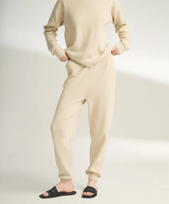 Café Cotton Cashmere Cropped Jogger sold by Naadam