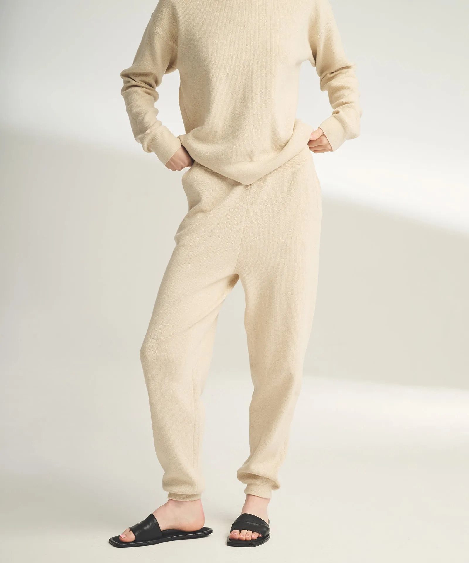 Café Cotton Cashmere Cropped Jogger sold by Naadam