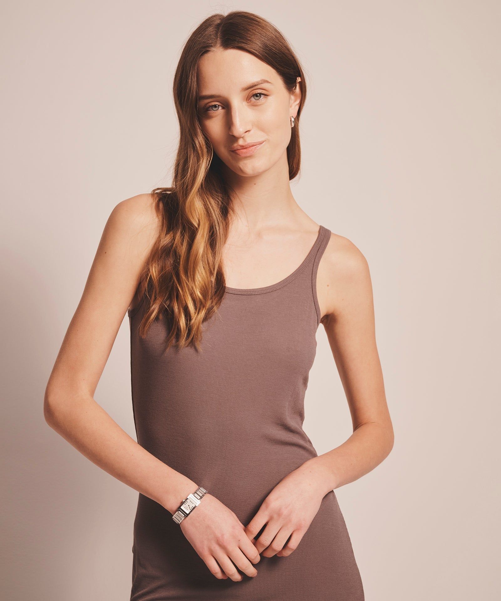 Baby Rib Slip Dress sold by NAADAM product image thumbnail 3
