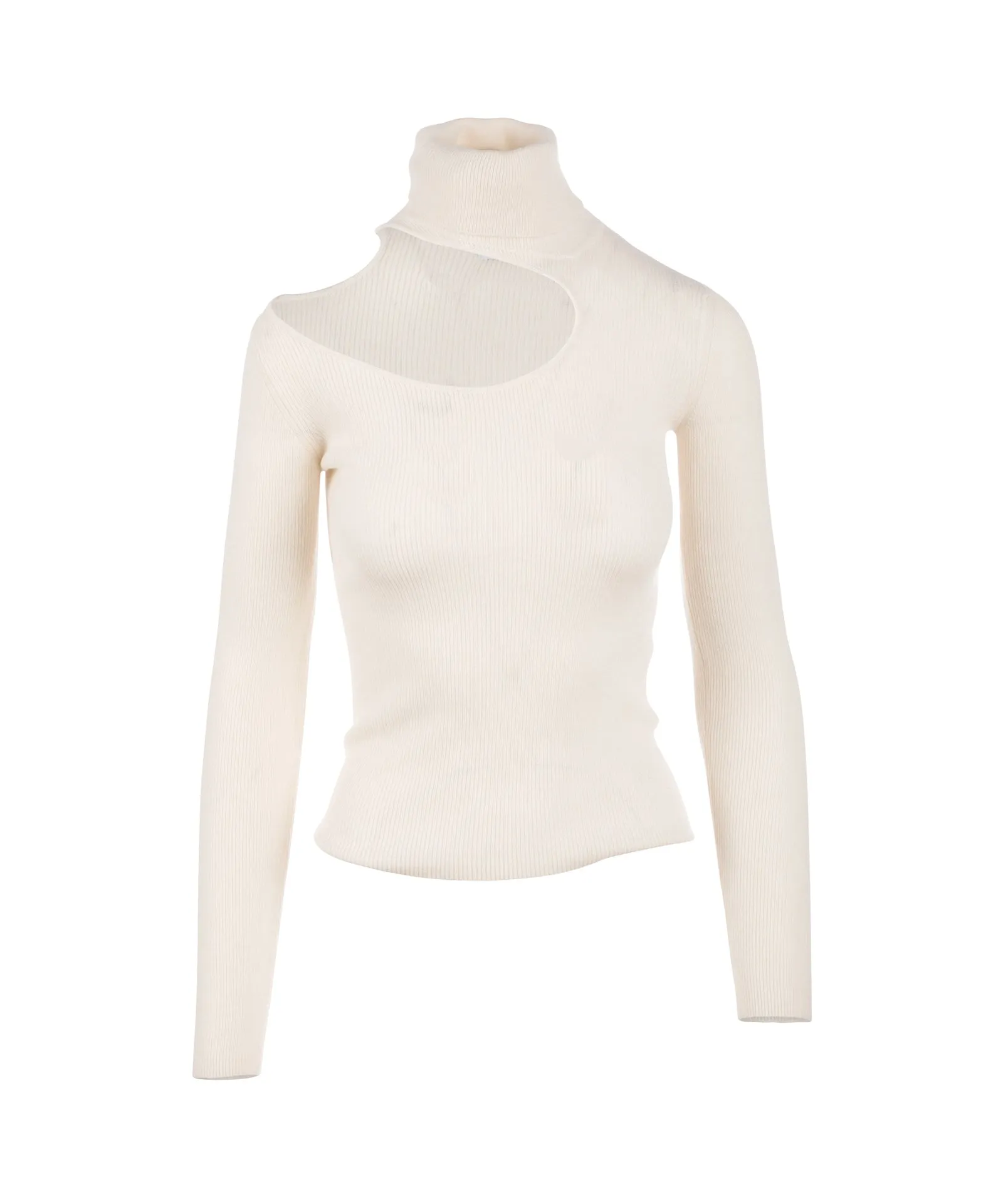 Cashmino Cut-Out Turtleneck sold by Naadam product image thumbnail 3