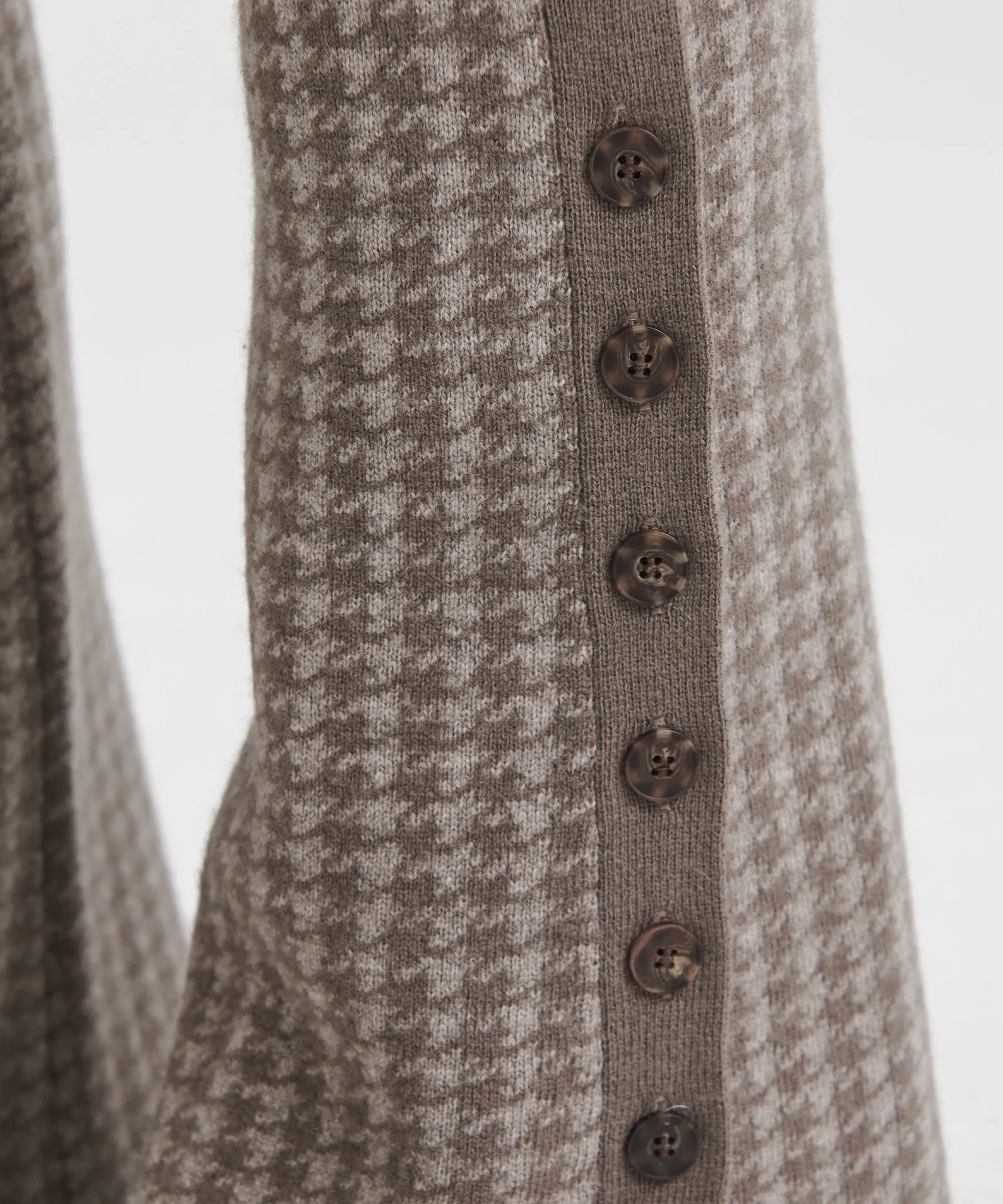 Luxe Houndstooth Jacquard Pant sold by Naadam product image thumbnail 3