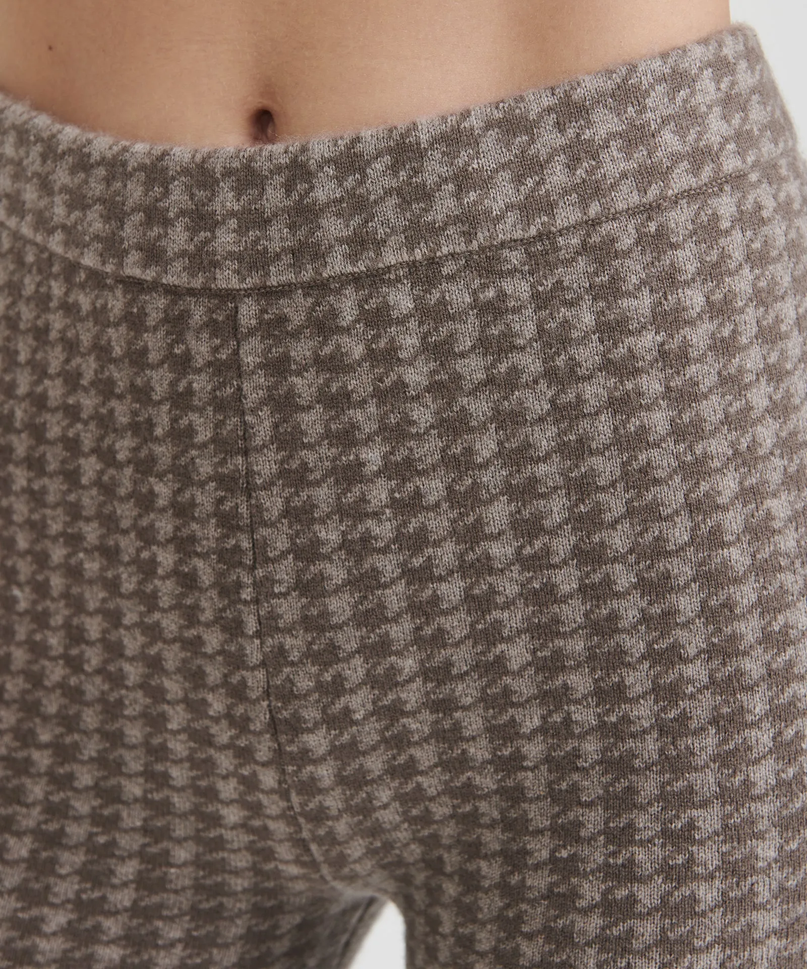 Luxe Houndstooth Jacquard Pant sold by Naadam product image thumbnail 2