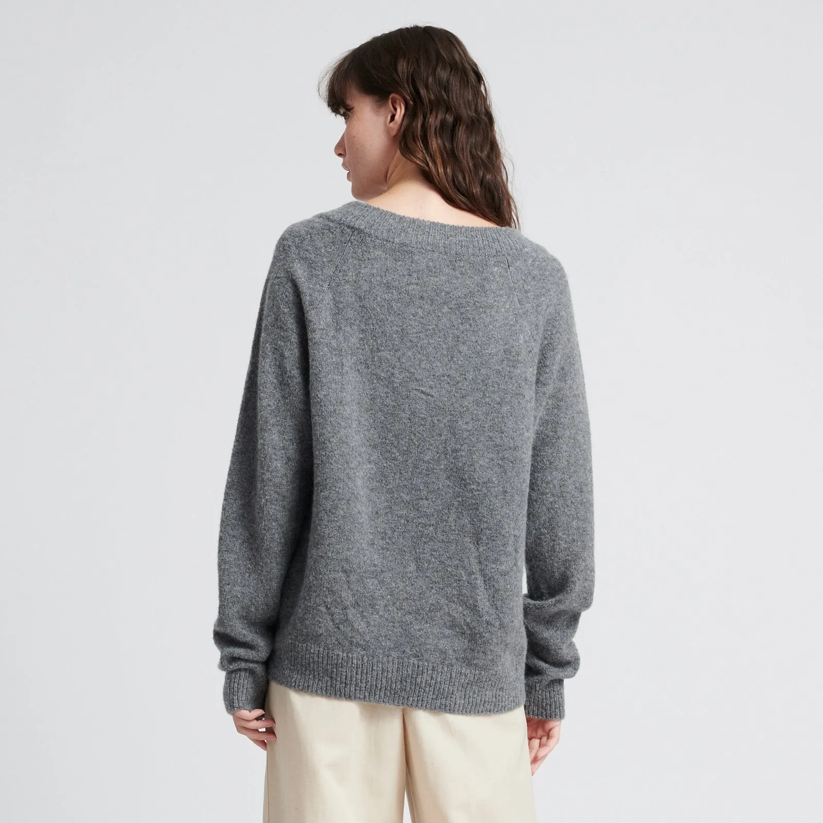 Wool Cashmere V-Neck sold by Naadam product image thumbnail 3