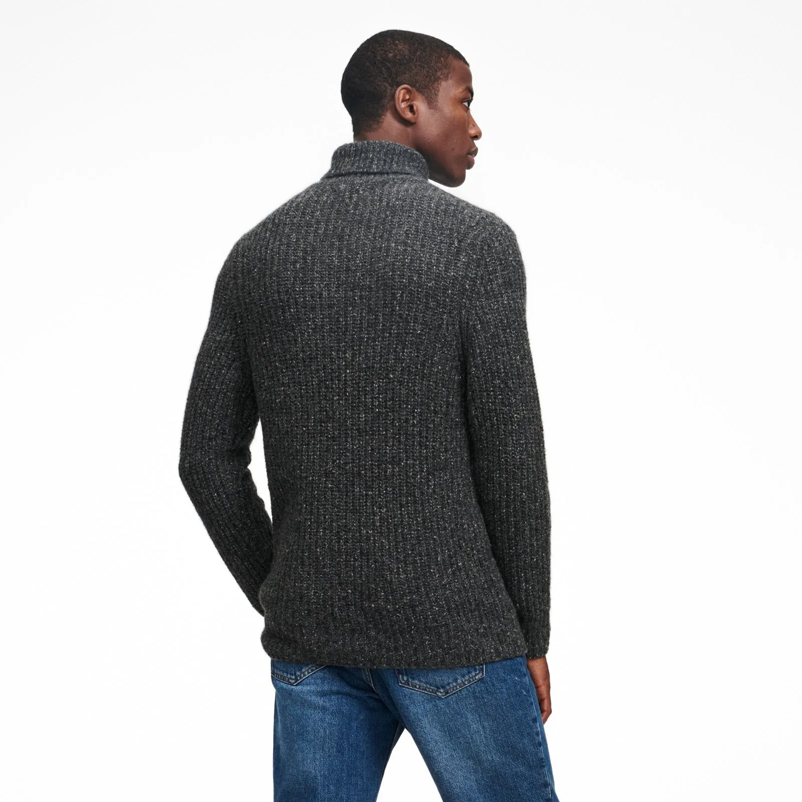 Marled Cashmere Turtleneck Sweater sold by Naadam product image thumbnail 4