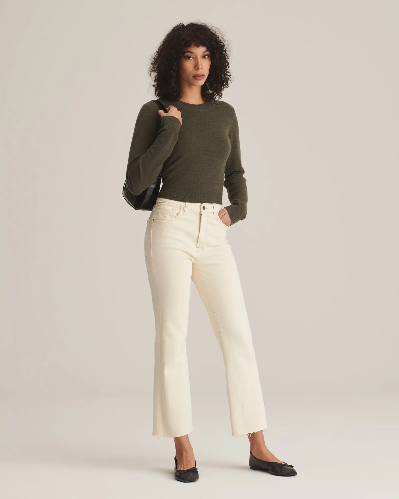 Cashmere Open Back Sweater sold by Naadam product image thumbnail 4