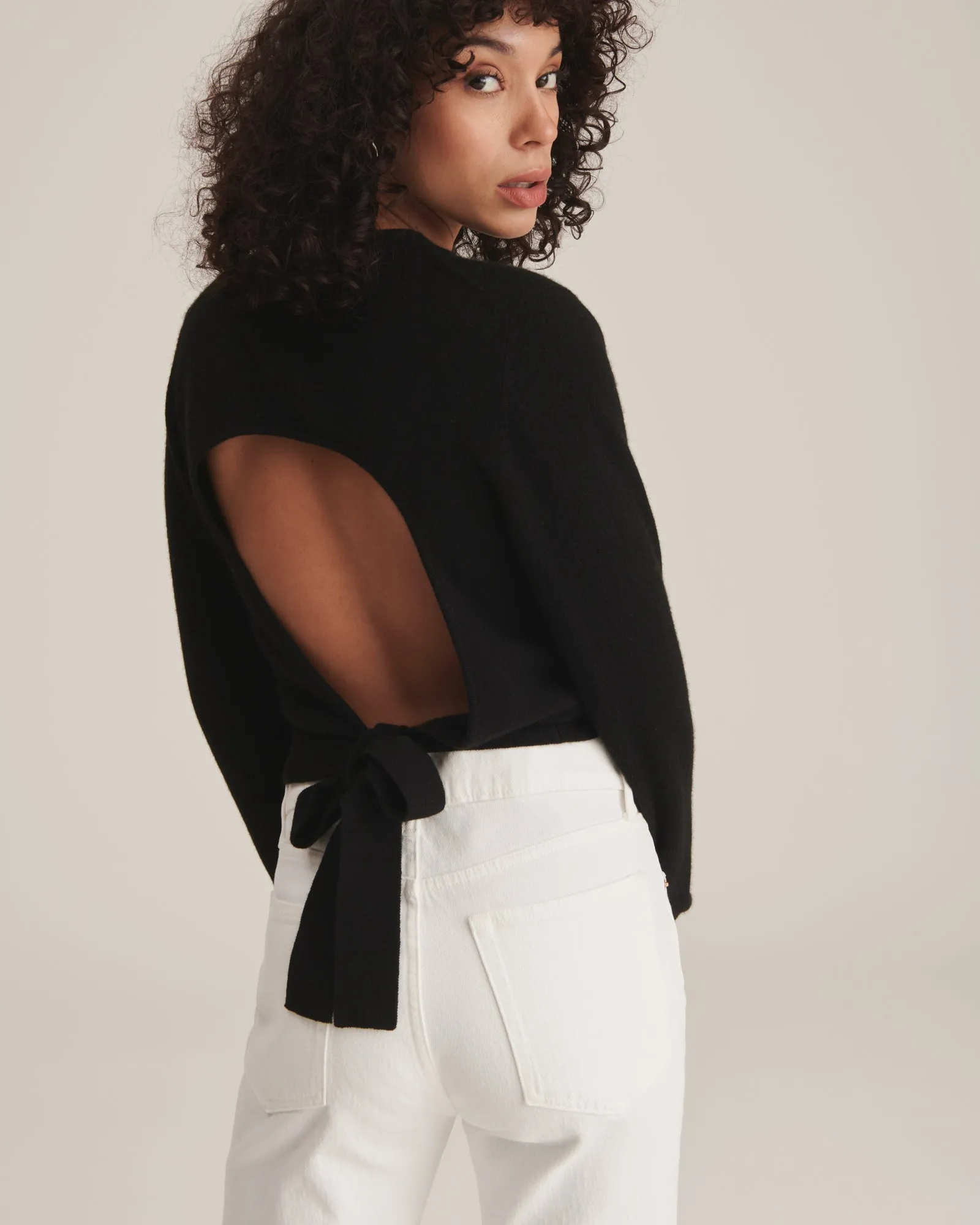 Cashmere Open Back Sweater sold by Naadam product image thumbnail 5