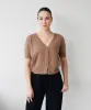 Lightweight Cashmere Short Sleeve Ribbed Cardigan sold by Naadam