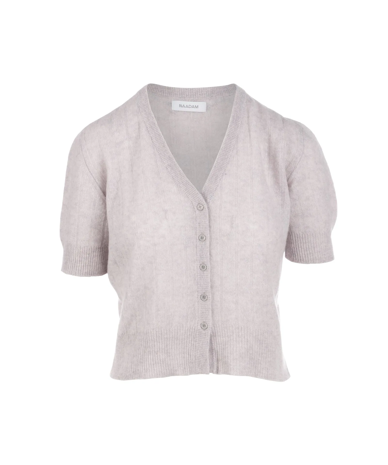 Lightweight Cashmere Short Sleeve Ribbed Cardigan sold by Naadam