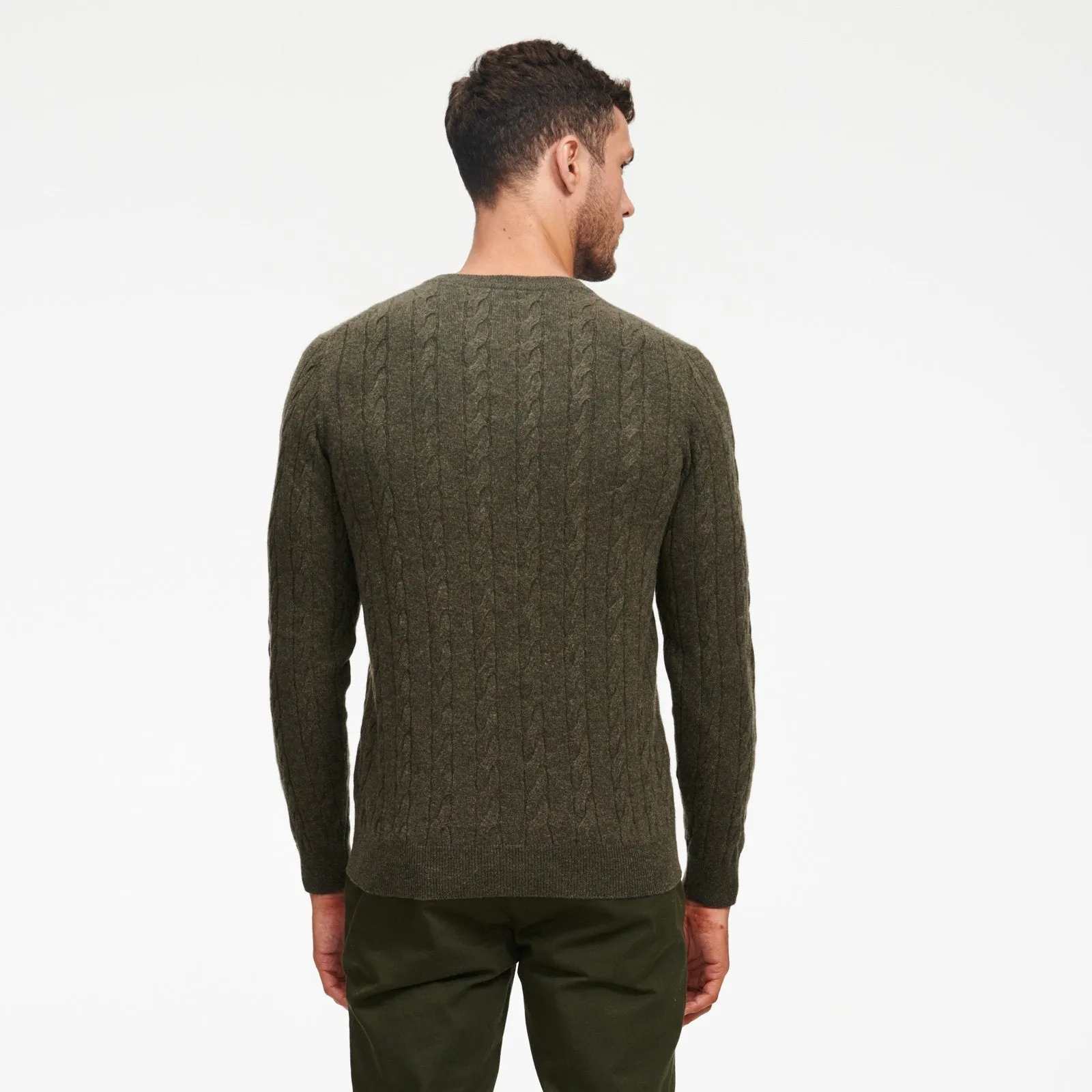 Cable Knit Crewneck Sweater sold by Naadam product image thumbnail 5