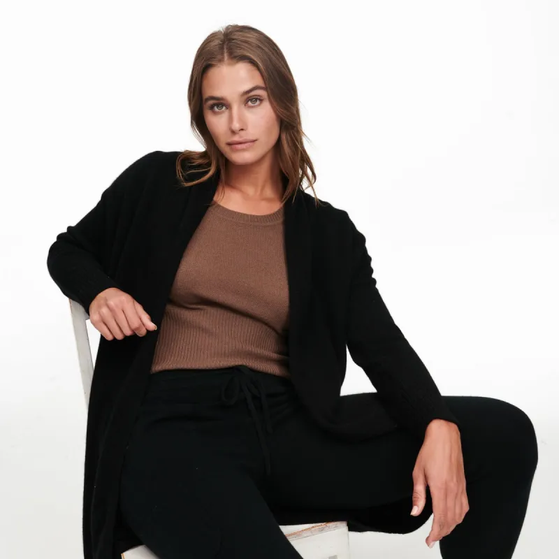 Cashmere Shawl Collar Cardigan sold by Naadam