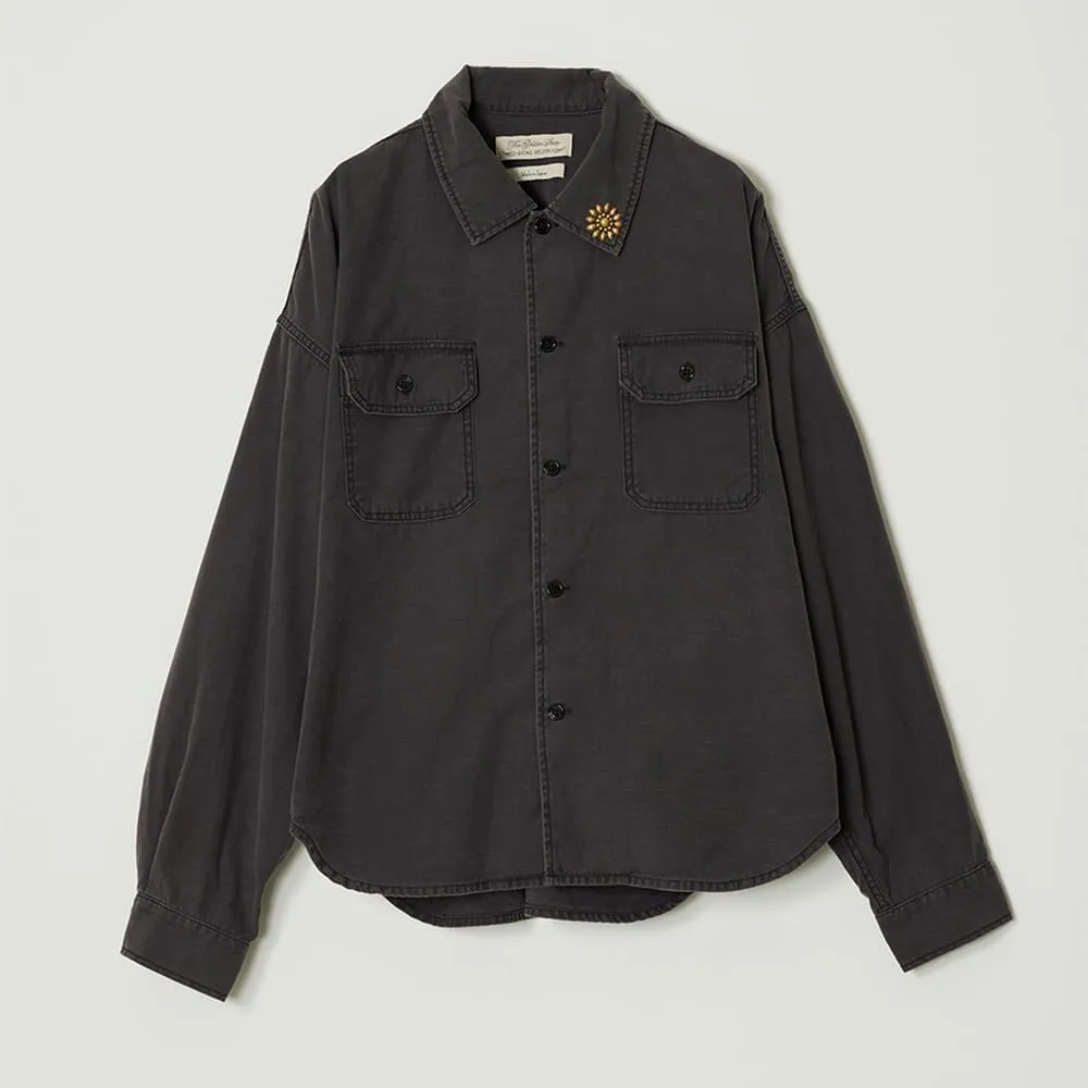 WIDE MILITARY SHIRT(大花スタッズ) sold by Remi Relief