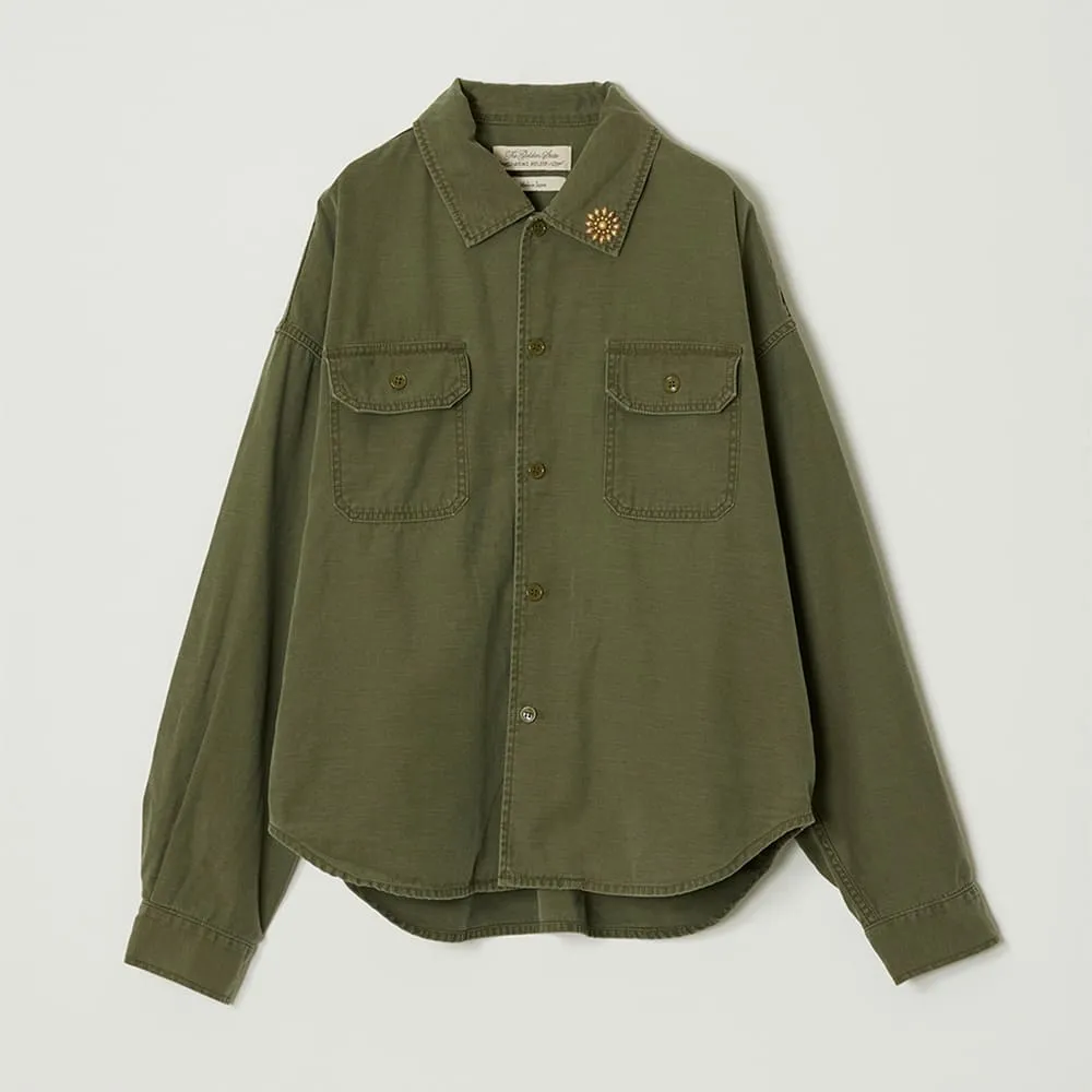 WIDE MILITARY SHIRT(大花スタッズ) sold by Remi Relief product image thumbnail 2