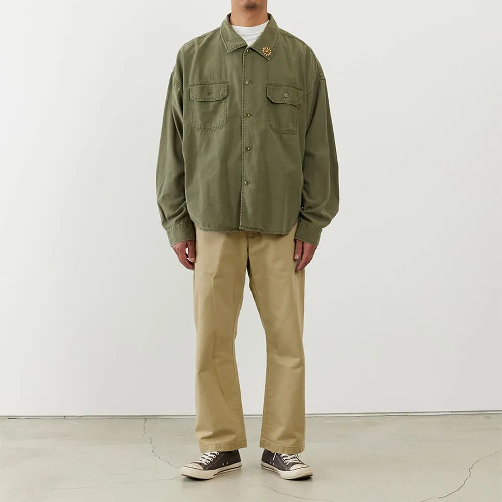 WIDE MILITARY SHIRT(大花スタッズ) sold by Remi Relief product image thumbnail 3