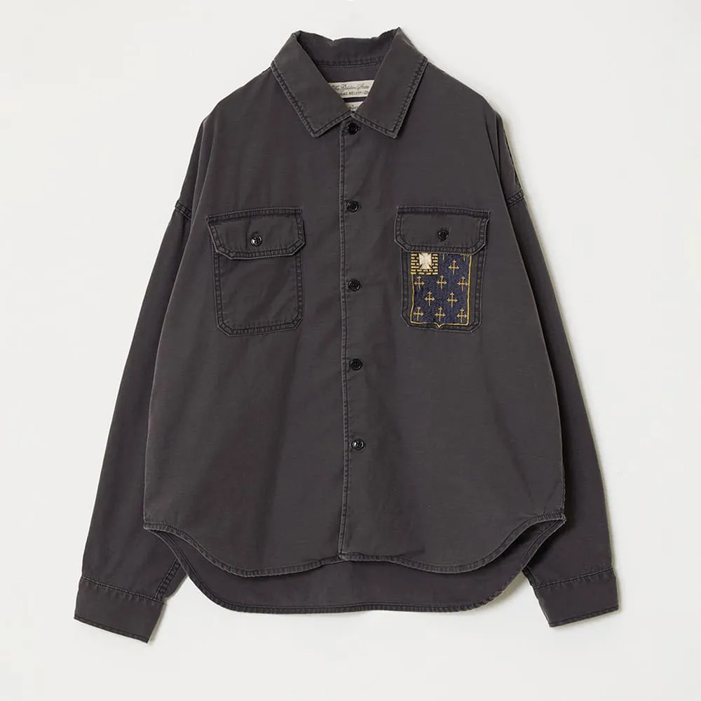 WIDE MILITARY SHIRT(刺繍:JAPAN) sold by Remi Relief product image thumbnail 3