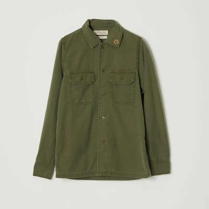 MILITARY SHIRT(⼩花スタッズ) sold by Remi Relief