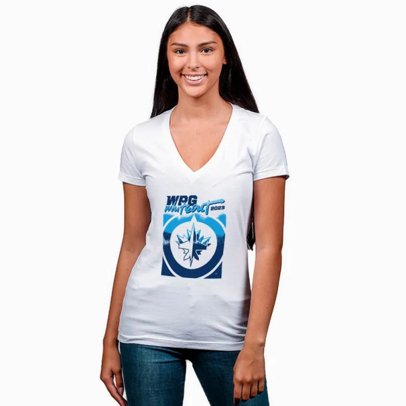 WPG WHITEOUT 2023 WOMENS V-NECK TEE sold by True North Shop