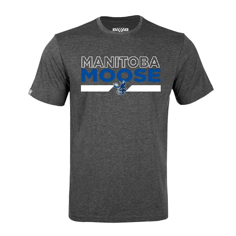 MOOSE NO HITTER T-SHIRT CHARCOAL sold by True North Shop