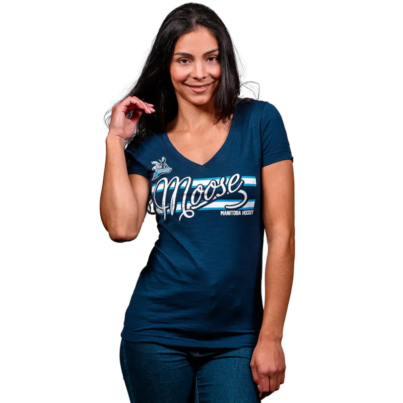 MOOSE WOMEN'S STRIPES TEE sold by True North Shop