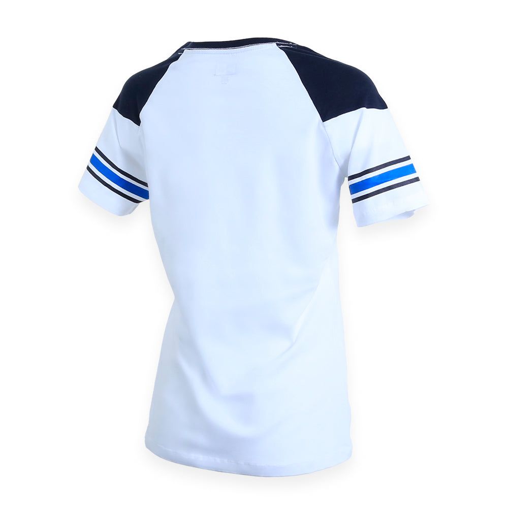 WOMEN'S RAGLAN SCRIPT V-NECK sold by True North Shop product image thumbnail 2