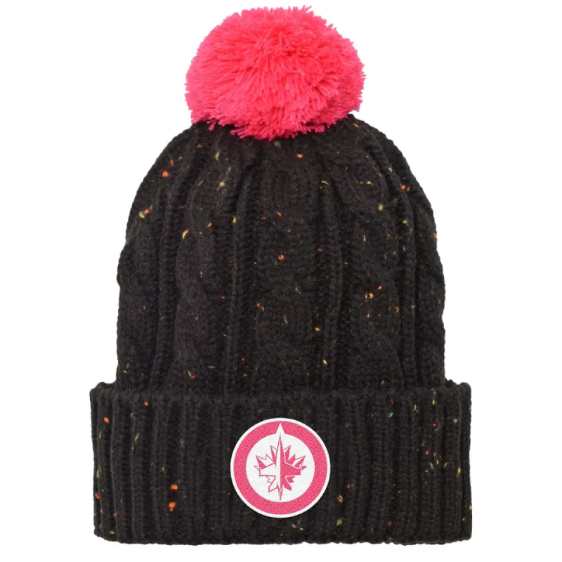 GIRLS NEP YARN CUFFED POM KNIT sold by True North Shop