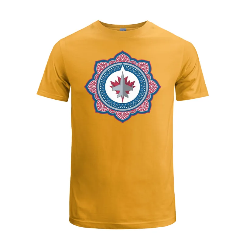 SOUTH ASIAN LOGO T-SHIRT GOLD sold by True North Shop