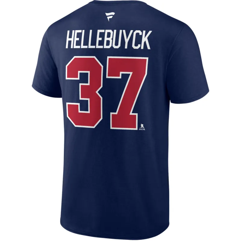 FANATICS ALT NAME/# TEE 37 HELLEBUYCK sold by True North Shop