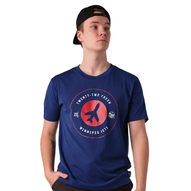 22FRESH ALT PLANE T-SHIRT NAVY sold by True North Shop
