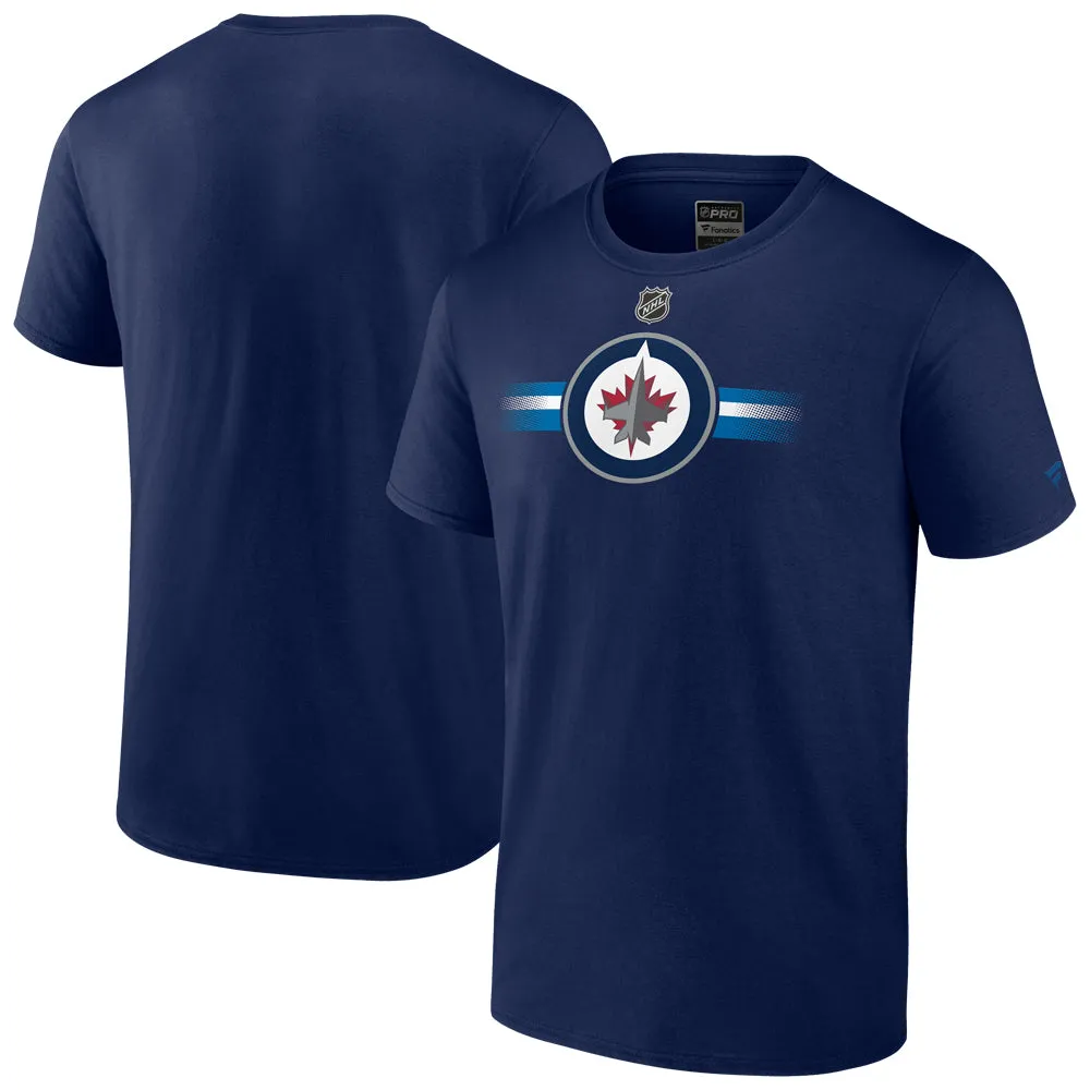 AP STRIPE T-SHIRT - NAVY sold by True North Shop product image thumbnail 3