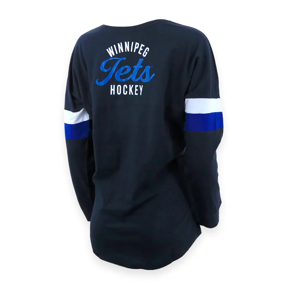 WOMEN'S COTTON LS LACENECK T sold by True North Shop product image thumbnail 2