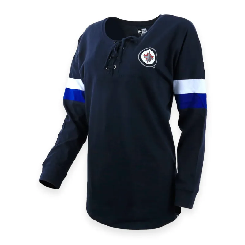 WOMEN'S COTTON LS LACENECK T sold by True North Shop