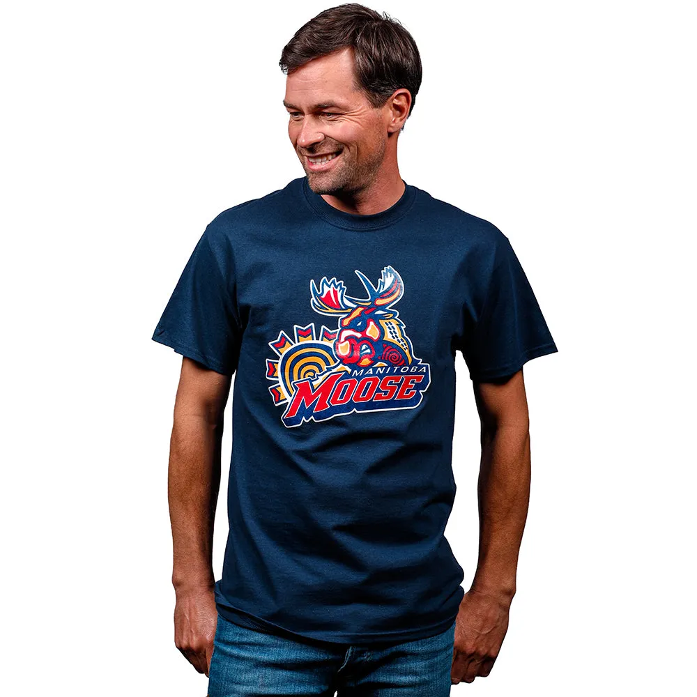 FYD MOOSE T-SHIRT - NAVY sold by True North Shop