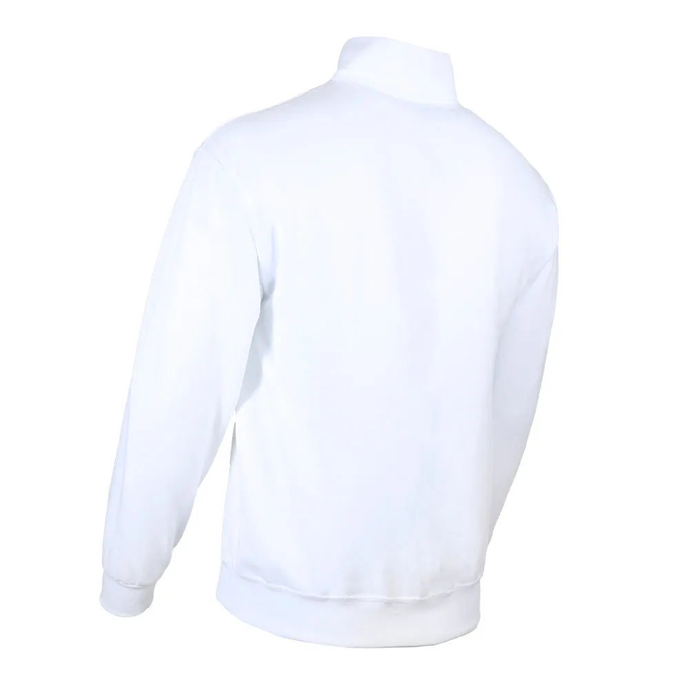 QUARTER ZIP LOGO FLEECE WHITE sold by True North Shop product image thumbnail 2