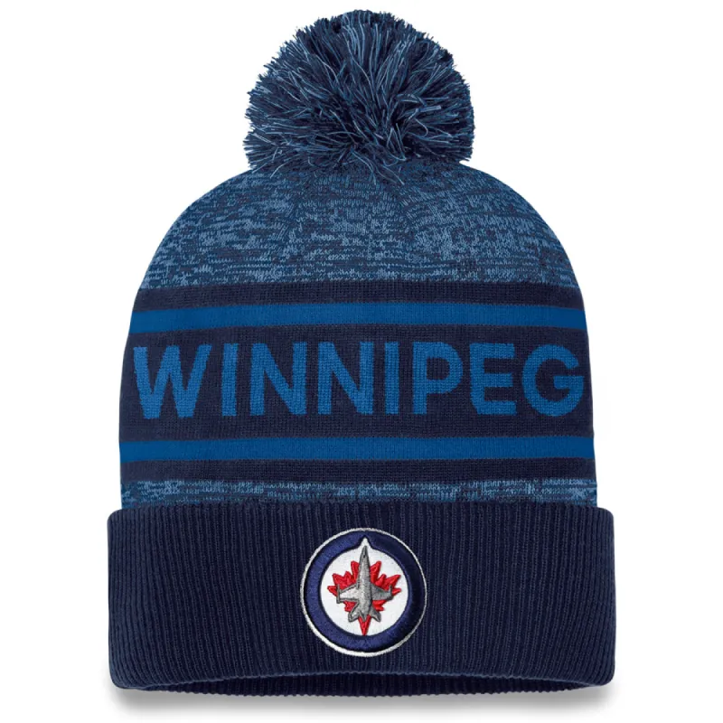 AP HEATHERED CUFFED POM KNIT sold by True North Shop