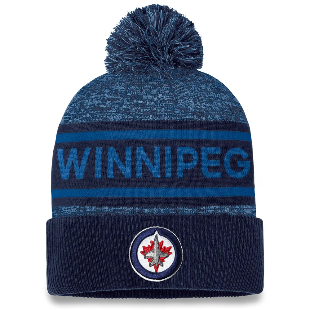 AP HEATHERED CUFFED POM KNIT sold by True North Shop