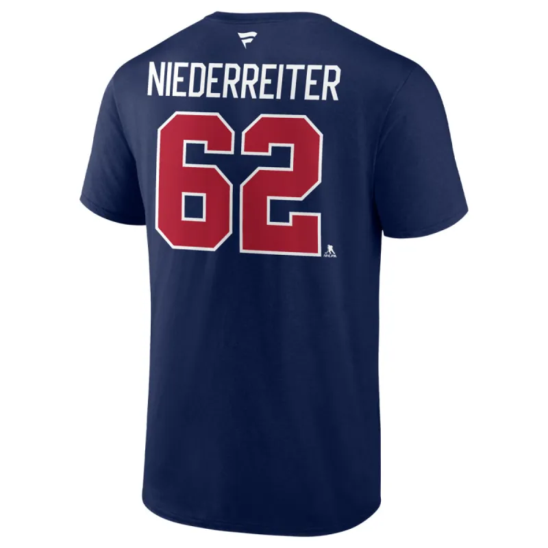 FANATICS ALT NAME/# TEE 62 NIEDERREITER sold by True North Shop