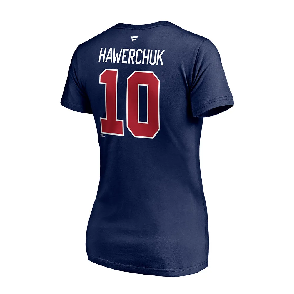 WOMEN'S HAWERCHUK NAME & NUMBER TEE sold by True North Shop product image thumbnail 2