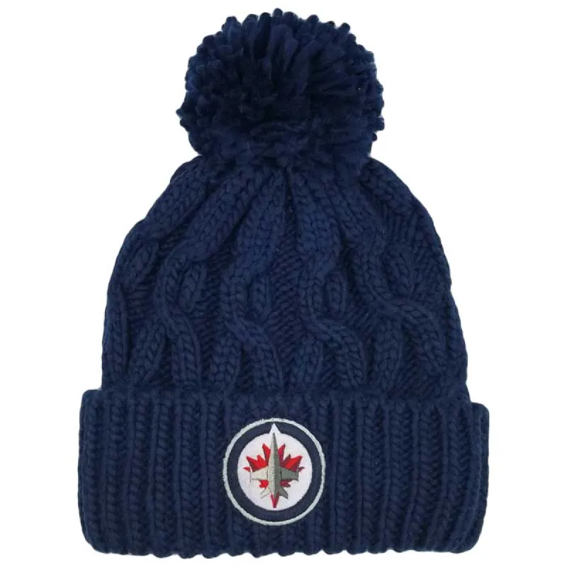 CABLE SET LOGO TOQUE - NAVY sold by True North Shop