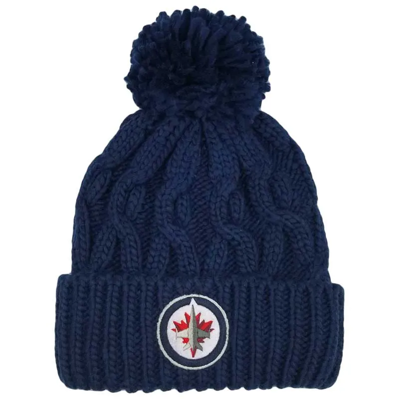 CABLE SET LOGO TOQUE - NAVY sold by True North Shop