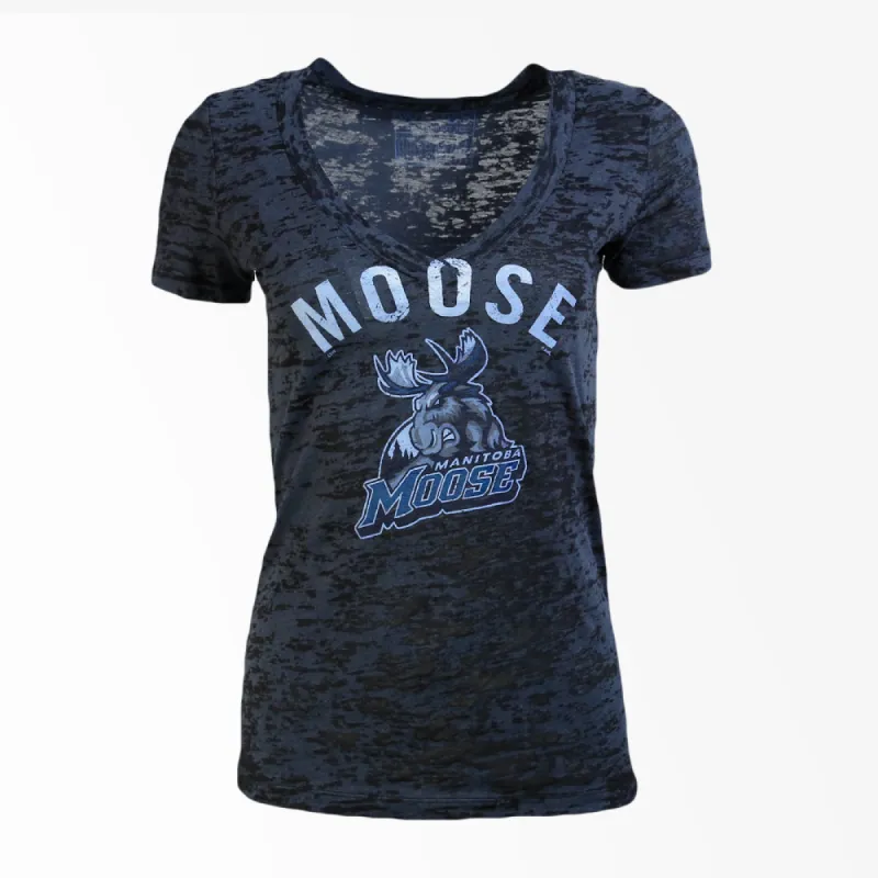 MOOSE WOMEN'S DEEP V TEE sold by True North Shop