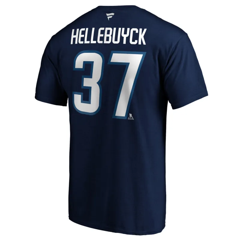 FANATICS NAME/# TEE - 37 HELLEBUYCK sold by True North Shop