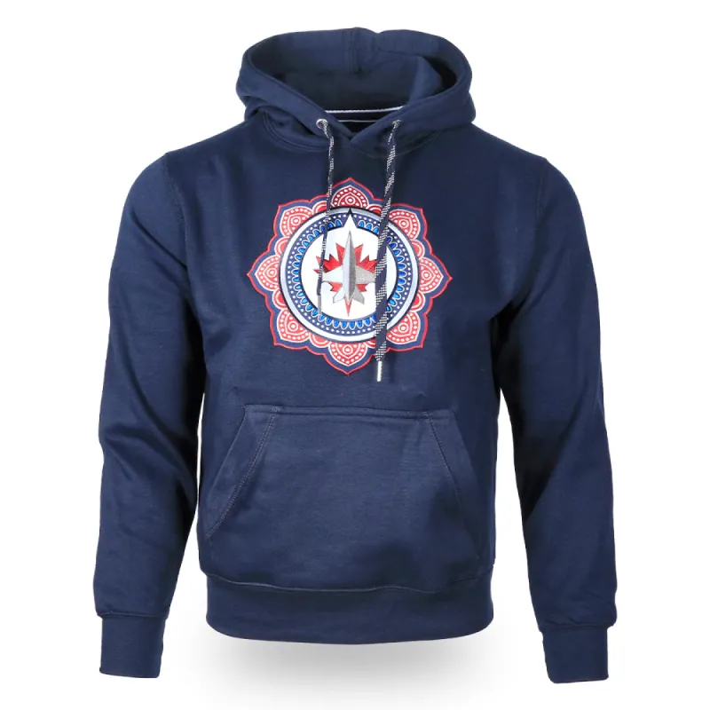 SOUTH ASIAN CREST HOODY NAVY sold by True North Shop