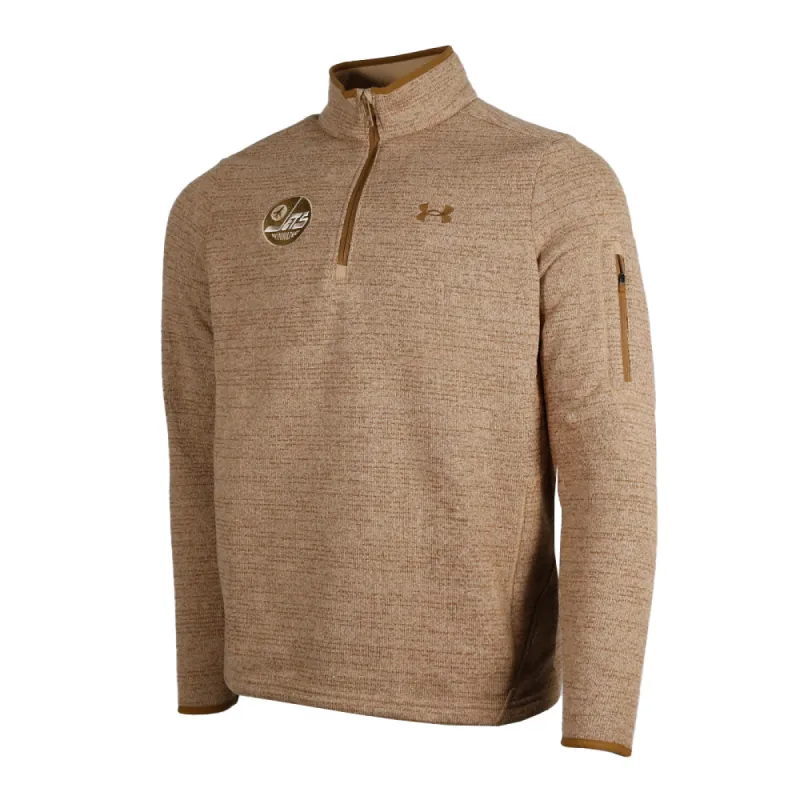 UA ALT SPECIALIST 1/4 ZIP TAN made by Under Armour