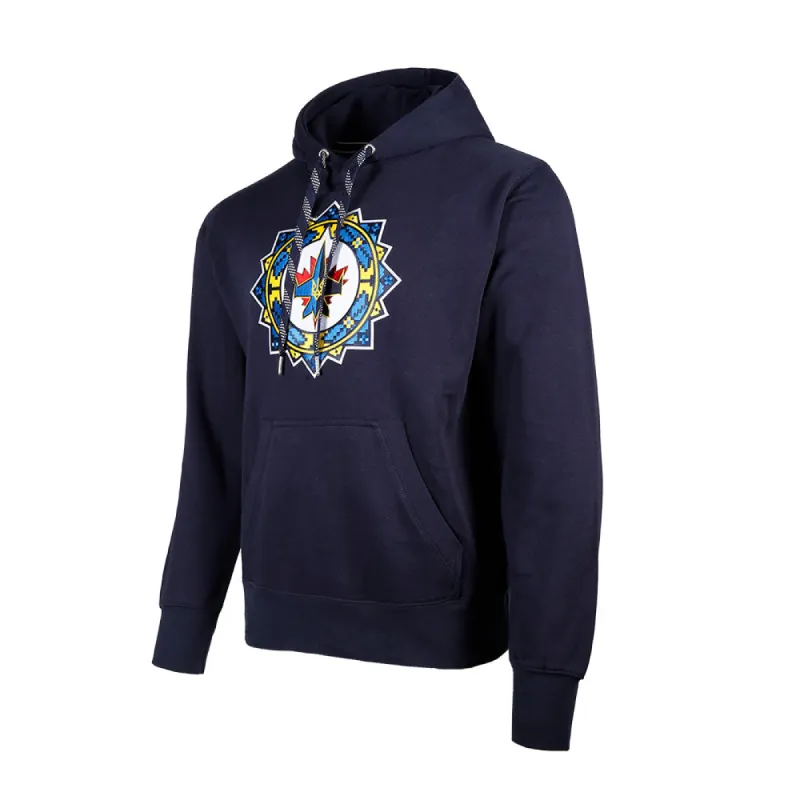 UKRAINIAN CREST HOODY NAVY sold by True North Shop
