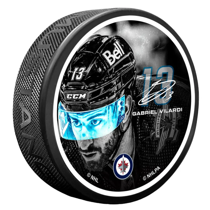 NEON PLAYER PUCK - 13 VILARDI sold by True North Shop