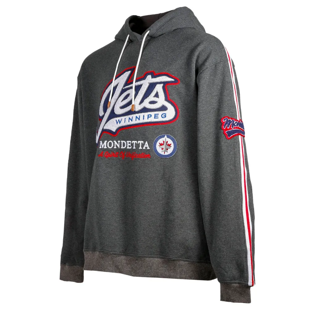MONDETTA WORDMARK HOOD GREY sold by True North Shop