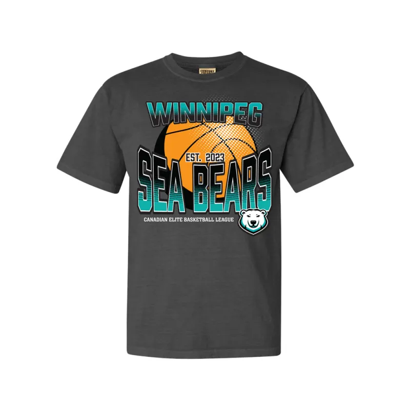 SEA BEARS YOUTH THROWBACK TEE BLACK sold by True North Shop