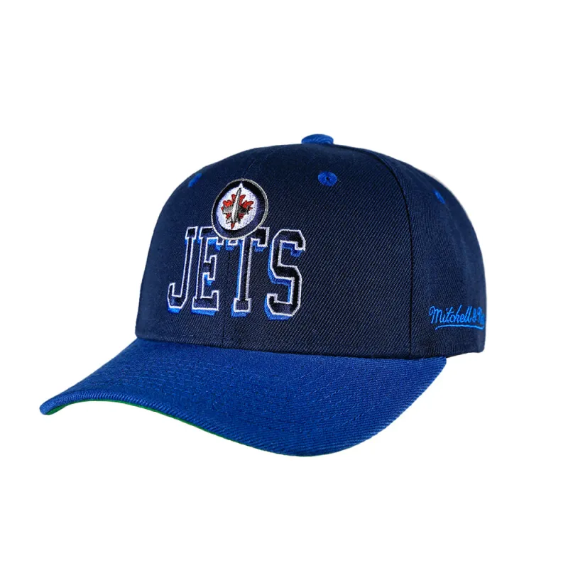 YOUTH BACKSIDE SCRIPT SNAPBACK made by Mitchell & Ness