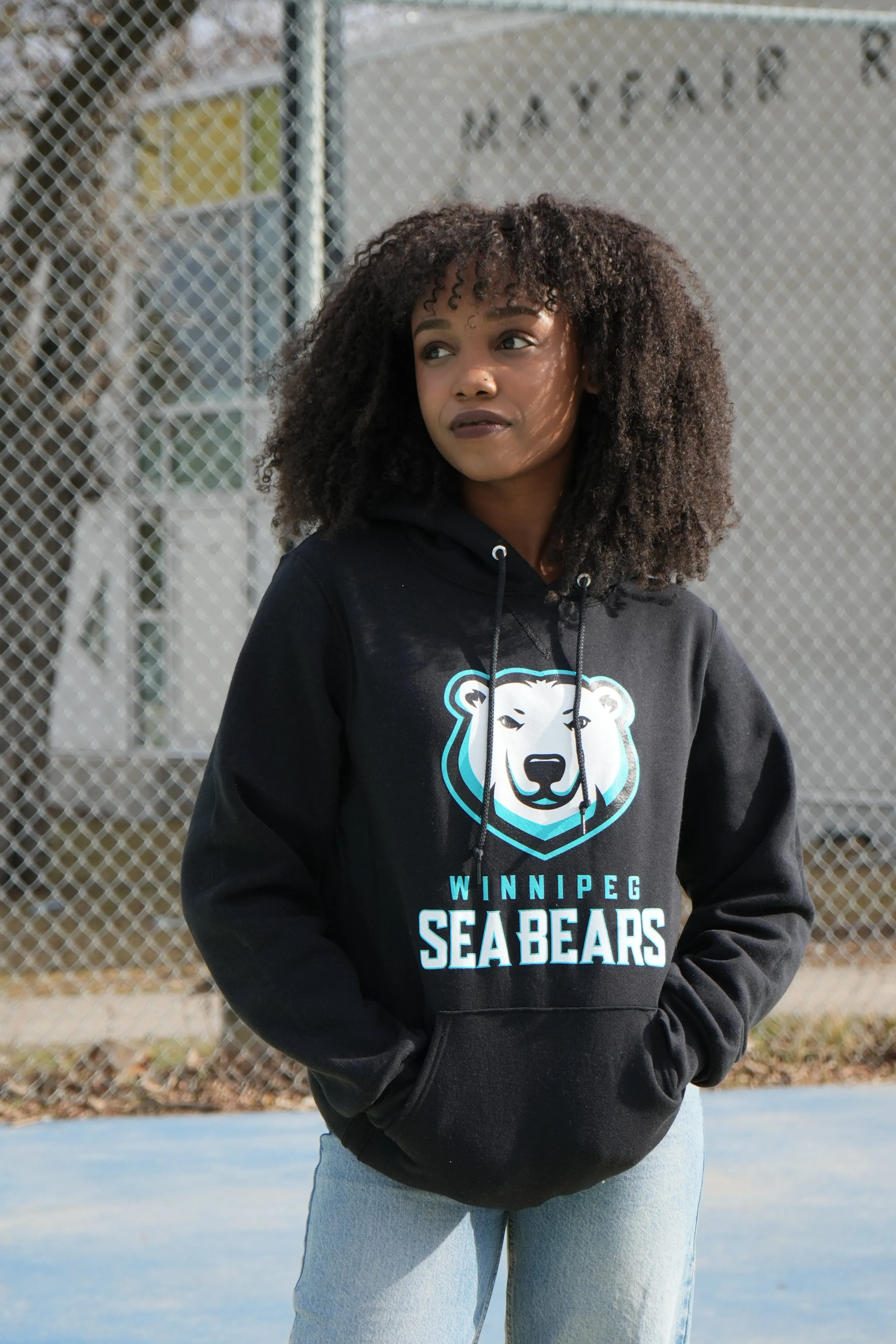 SEA BEARS ADULT TEAM HOODIE BLACK sold by True North Shop product image thumbnail 3