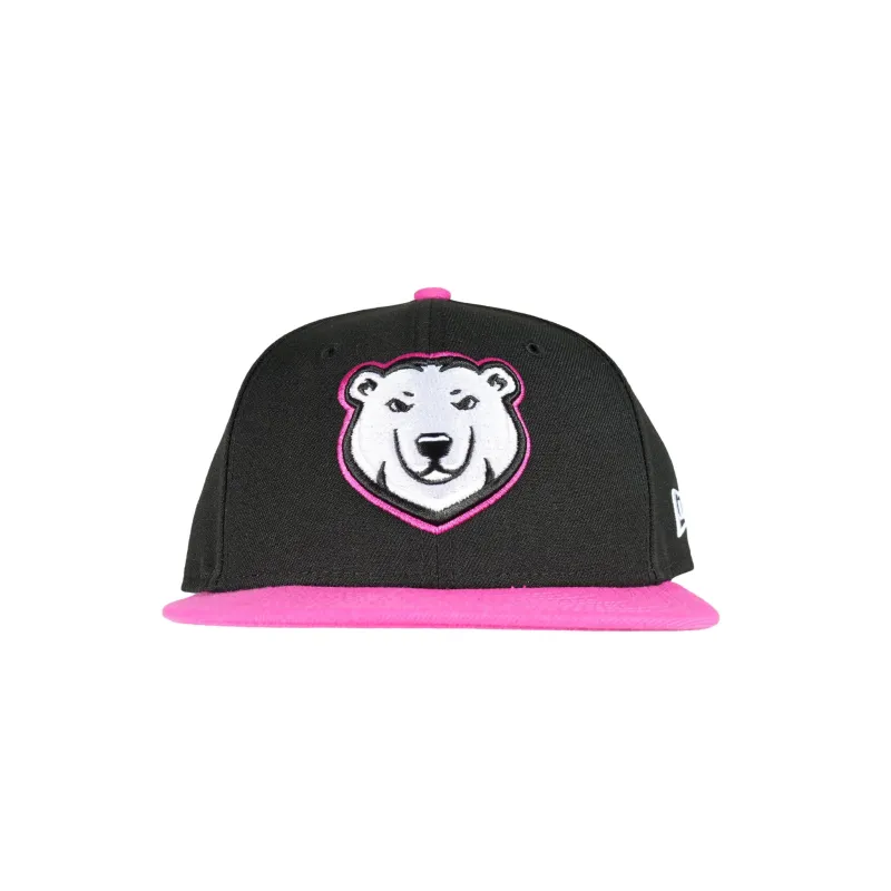 SEA BEARS YOUTH 950 SNAPBACK BLK/PINK made by True North Shop
