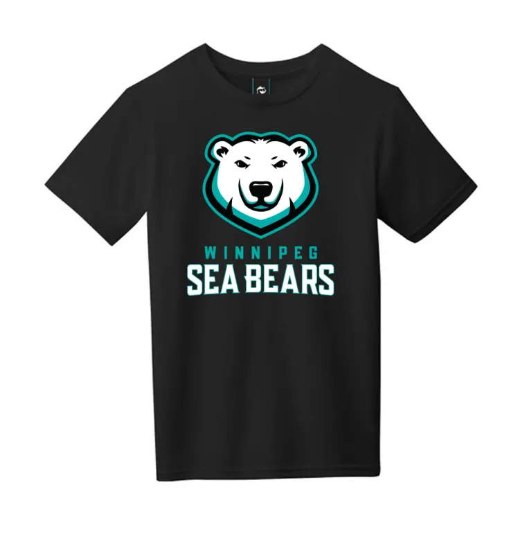 SEABEARS YOUTH TEAM TEE BLACK sold by True North Shop
